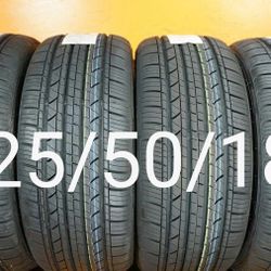 4 New Tires For Sale 225/50/18 We Service Motorcycle Tires