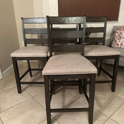 Counter Height Dining Table Barstools (set Of 4)