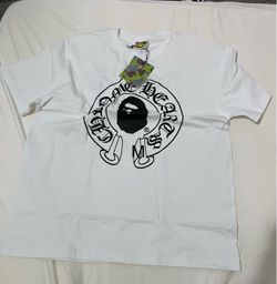 BAPE x Chrome Hearts Graphic T-Shirt White