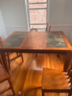 Stone dinner table