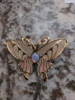 Ladies butterfly pin. Like new