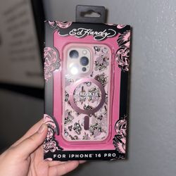 Ed Hardy Pink Phone Case 