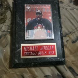 Michael Jordan Plaque- Mint 9