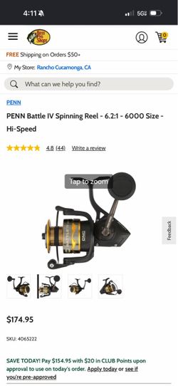 PENN Battle IV Spinning Wheel