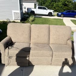 Auto Recline Sofa for Sale $400