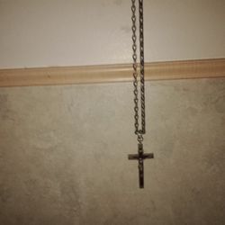 3inc German Cross On A Solid Brass Chain.