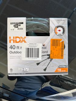 New 40 ft multi directional outdoor extension cord