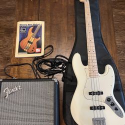 Fender Squier Jazz Bass Set Olympic White