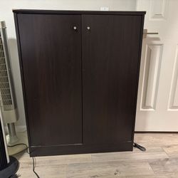 FREE Black Brown Shoe Bookshelf Storage Cabinet