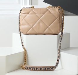 Women lambskin leather shoulder bag