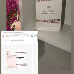 Burberry Her Eau de Parfum 3.3 oz New Sealed