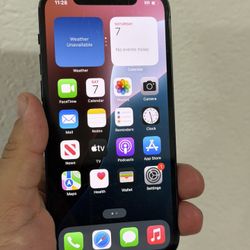 iPhone 12 64gb Black Color Crack Back Only Issue 