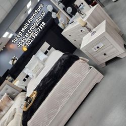 🙋‍♀️ 4pc Queen, King Bedroom 👉 Furniture Sectionals, Dining Table Sets Avail 