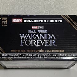 Sealed (Never Opened) Marvel Collector Corp - Black Panther Wakanda Forever