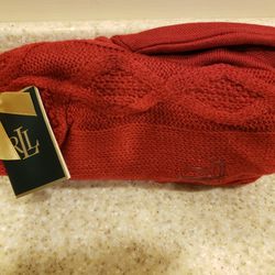 Ralph Lauren Knit Slippers