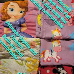 Girls Toddler Crib Sheets Comfortable Fitted Flat Sheet Blankets