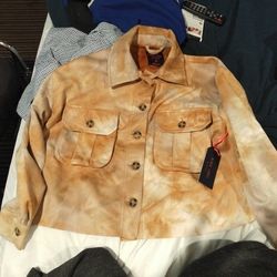 Suede jacket for her