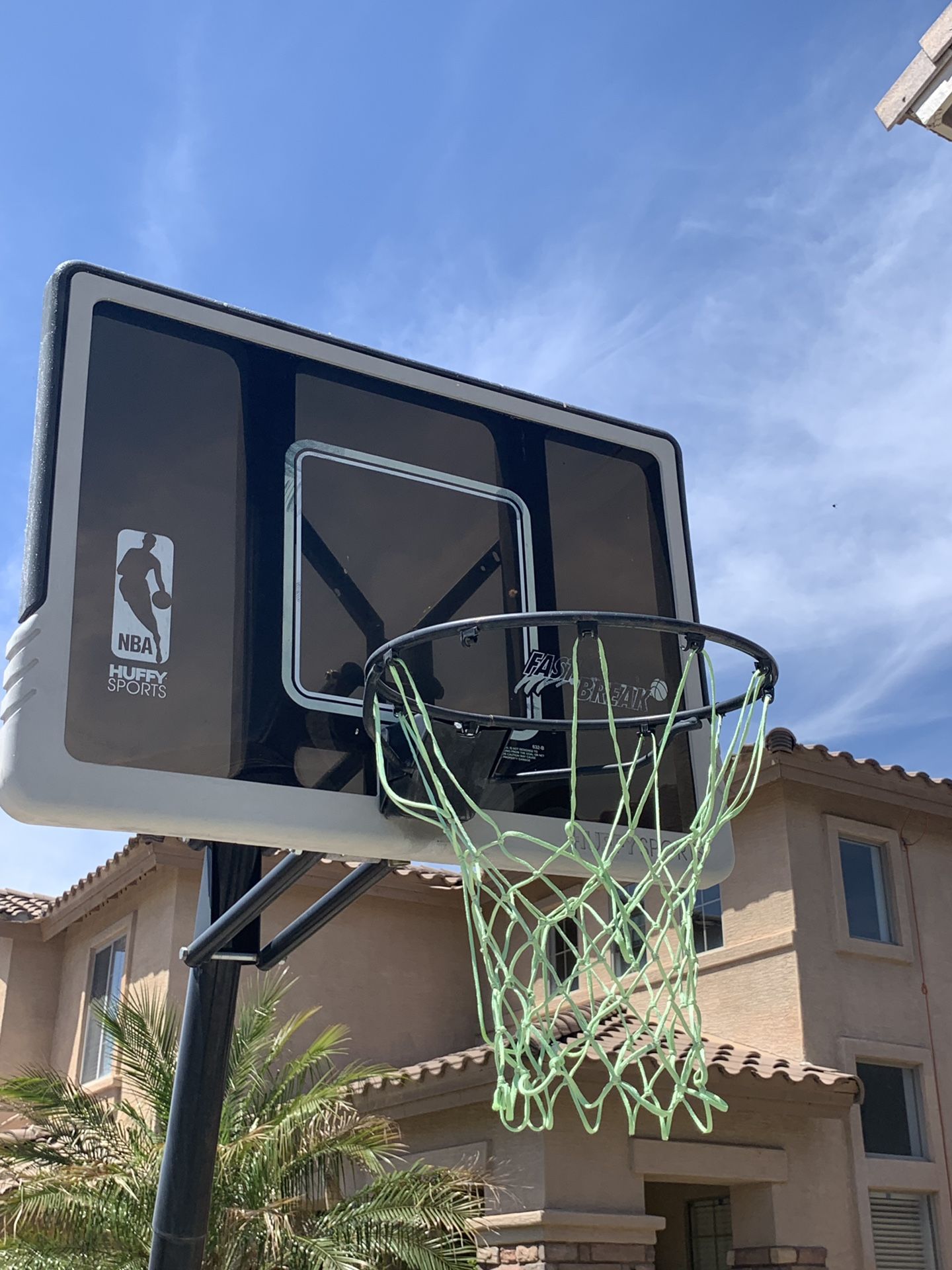 Huffy Sports NBA Fastbreak 44” Portable Basketball Hoop