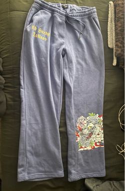 Ed hardy purple sweatss