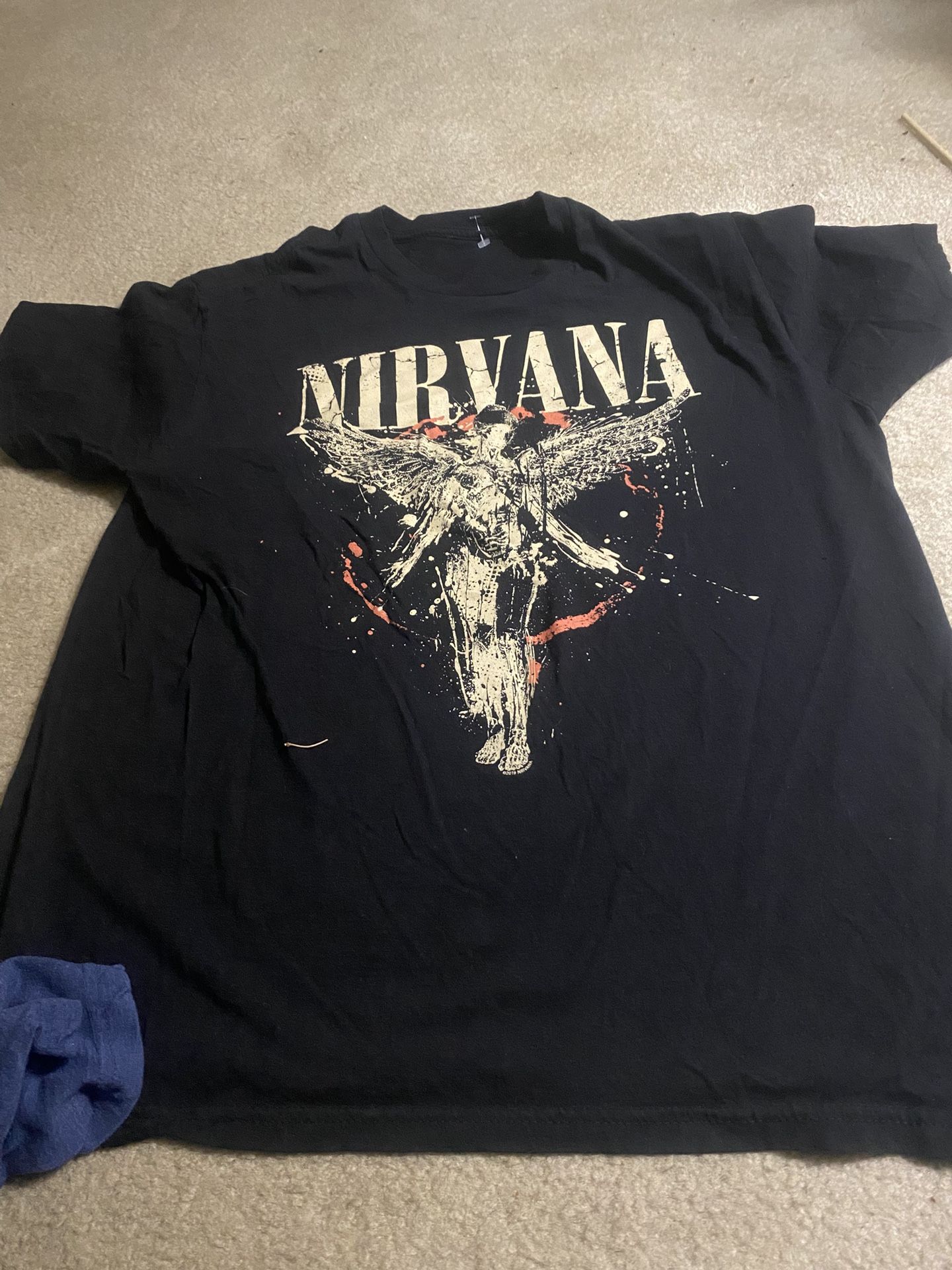 Nirvana T Shirt Large