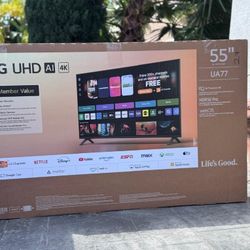 55ua77 55” Lg smart 4k led Uhd tv 