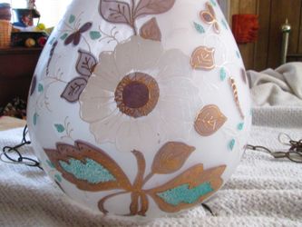 Stunning Hand Painted Light Fixture