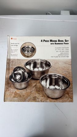 4 piece mixing bowl set