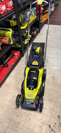 ONE+ 18V 13 in. Cordless Battery Walk Behind Push Lawn Mower with 2.0 Ah Battery and Charger