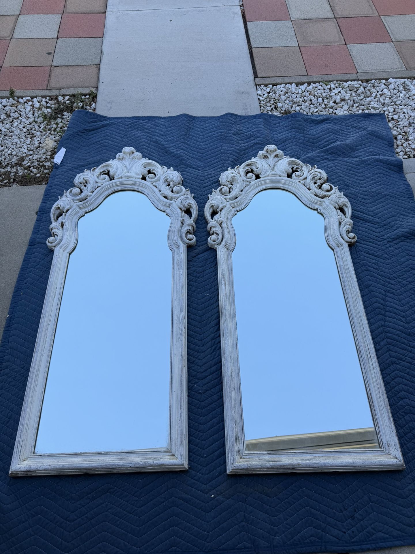 Pair Of Vintage Mirrors