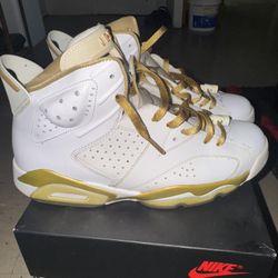 Gold Metal Jordan 6
