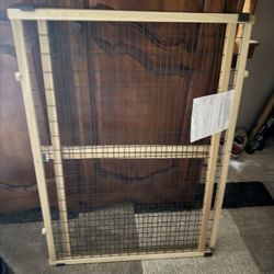 2 Dog Fence North States 4614A Extra Wide Expandable Wire Mesh Pet Gate, 32" x 29.5"-50"