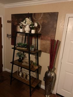 Beautiful metal and wood bookcase NEW