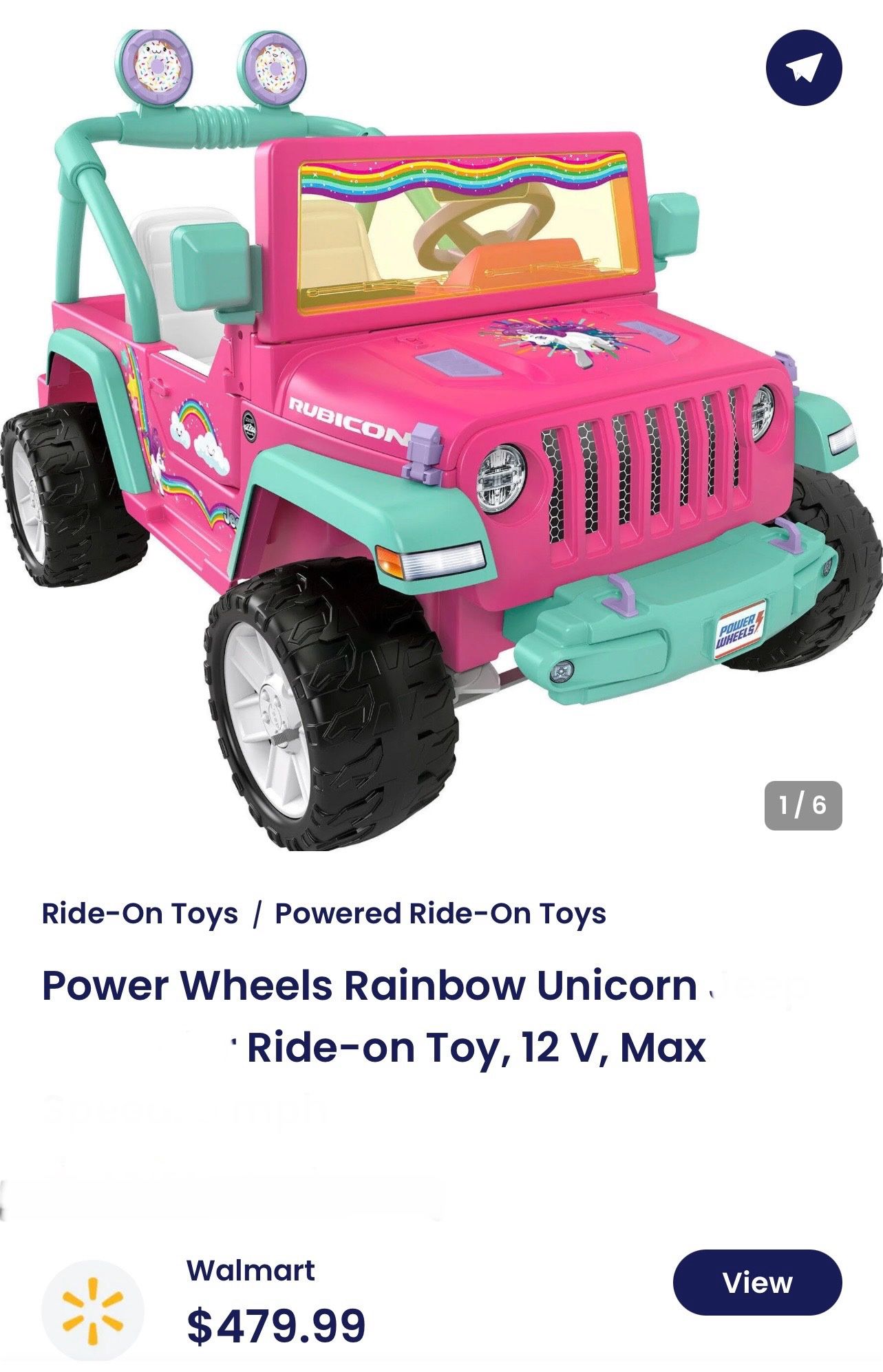 New In Box Ride On Vehicle Toy With Battery And Charger