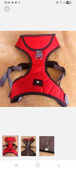 Dog Red Harness Jacket