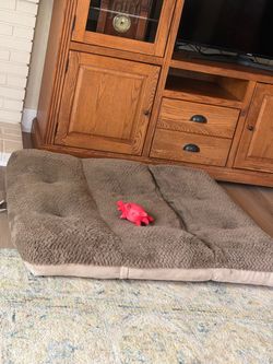 Soft dog bed square, 3 1/2 ft by 3 1/2 ft