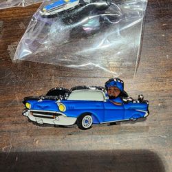 Los Angeles Dodgers Ice Cube Impala Enamel Pin 