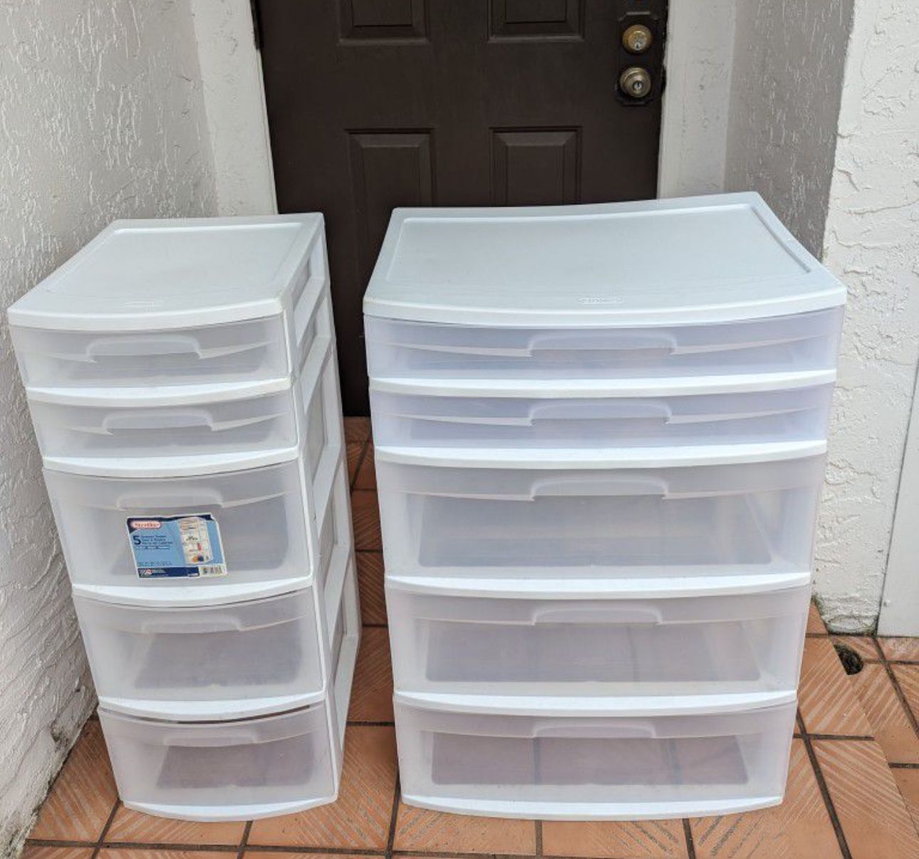 Plastic Drawer x2 (listed price is for both together)