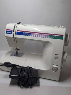 White Sewing Machine Model 1955 (Free Arm & Utility Stitches) — TESTED & WORKING