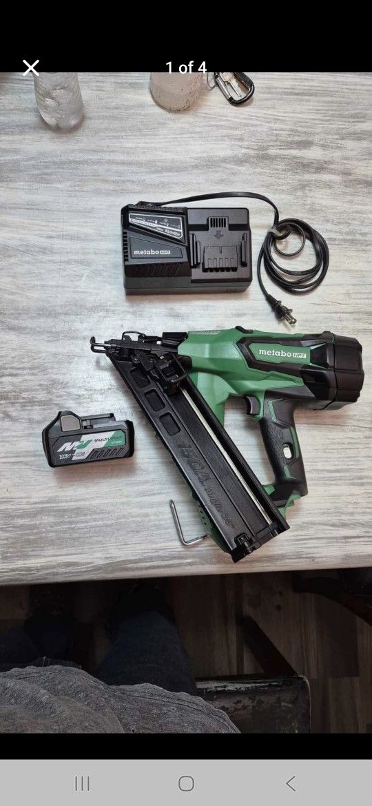 15 Gauge Metabo Finish Nailer, Pistola De Finish 15 Grados