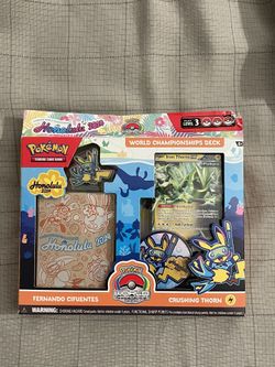 Pokémon Trading Card Game World Championships Deck Honolulu 2024 Crushing Thorn