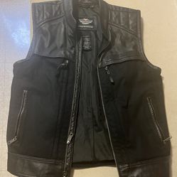 Harley Davidson leather vest