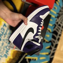 Jordan 1 “Court Purple 2.0” Size 8