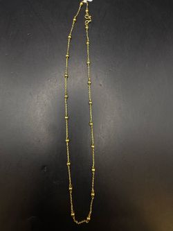 24k ball Neecklace