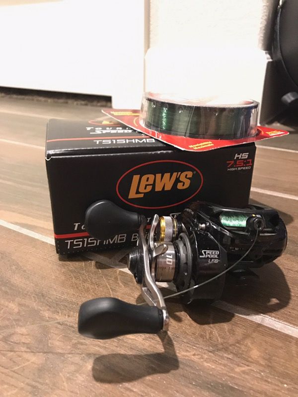 Lew's Fishing Reel - LEWS TOURNAMENT MB SPEED SPOOL LFS 7.5:1 CASTING REEL - FREE LINE!