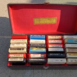 Got An Old 8-track Box Filter With The Eight Tracks For Sale $80 You Can't Beat It With A Stick