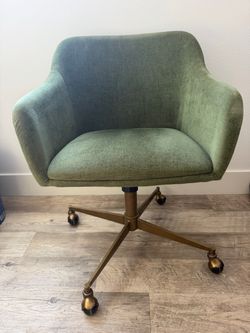 Green Swivel Office Chair