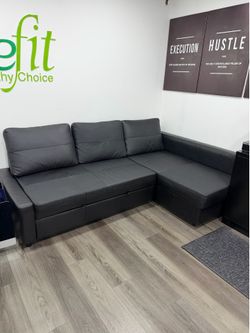 Black sofa bed sleeper couch