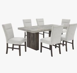 New dining table