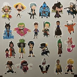One Piece Stickers $15 