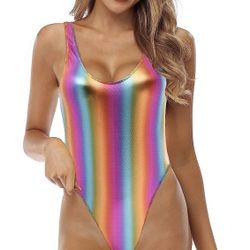 80's Metallic Swimsuit 